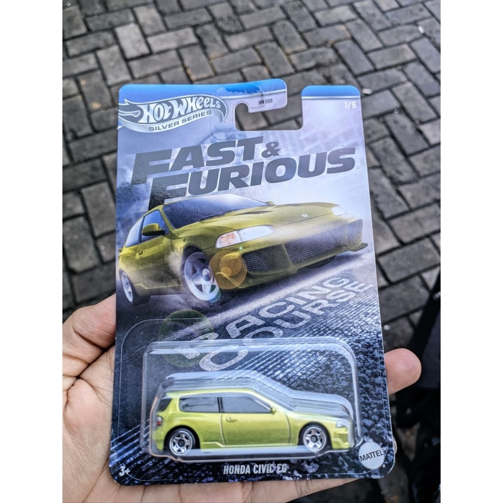 Hotwheels Honda Civic Eg Hijau