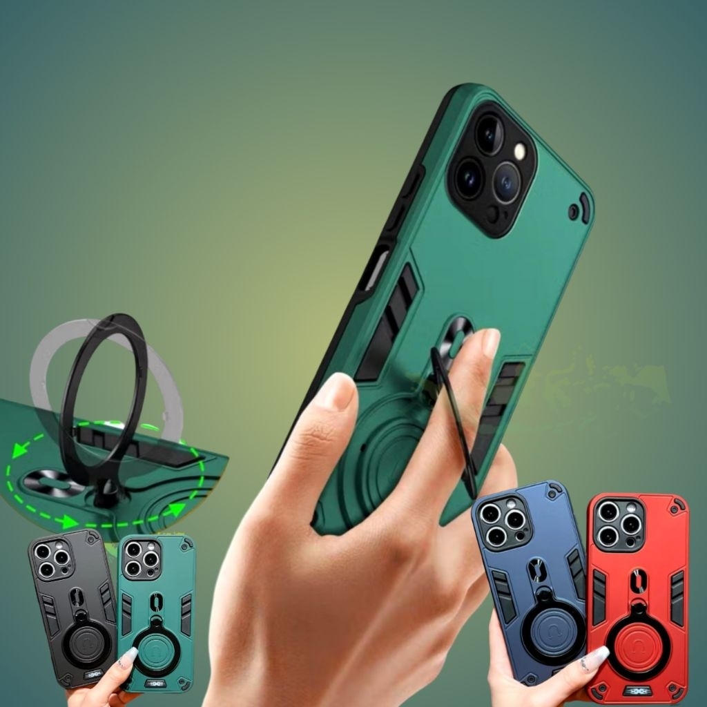 CASE RING PRO CAMERA KESING HP VIVO S1 S1 PRO  Z1 PRO-1918 1907 1920  SOFT CASE RING STANDING