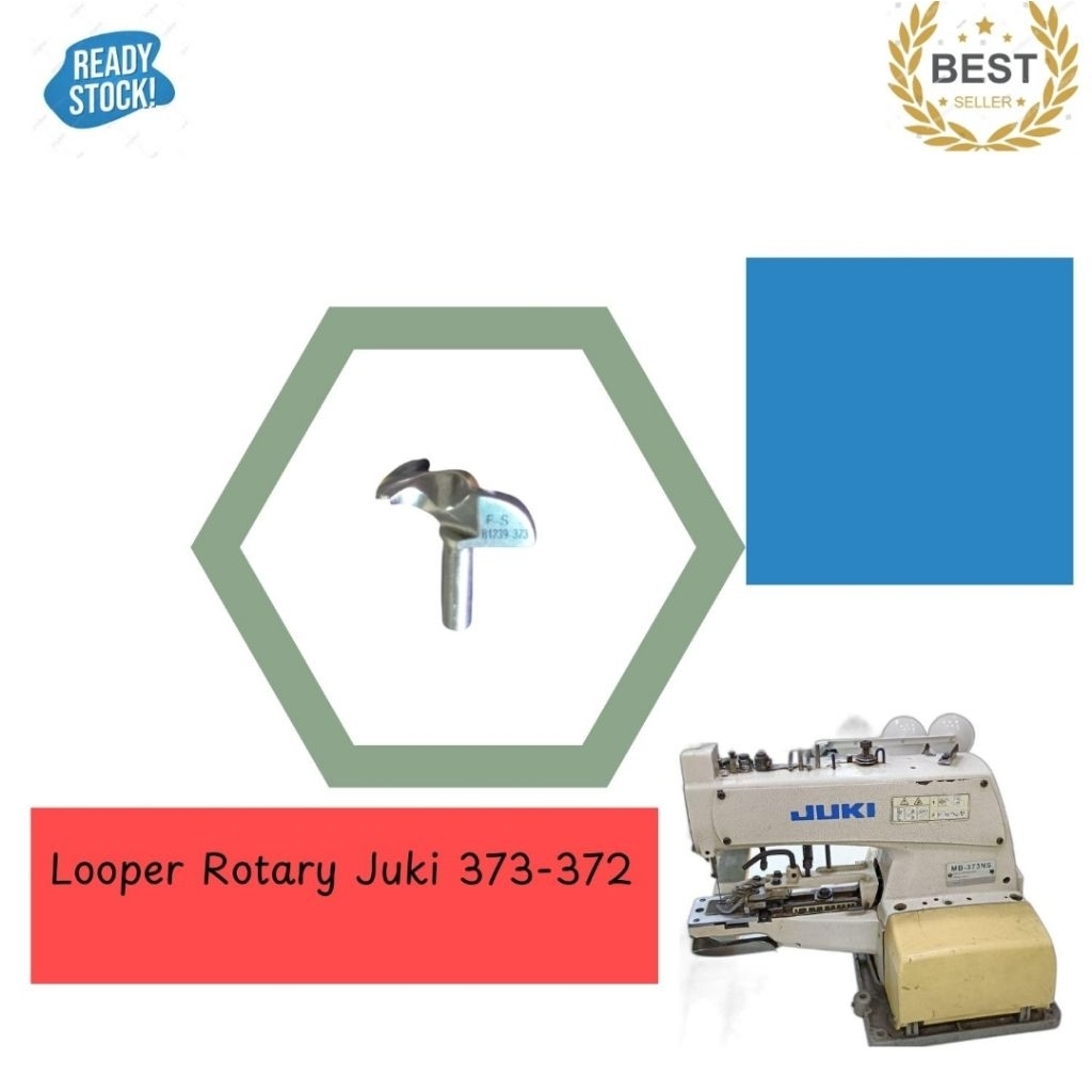 Looper Mesin Jahit Pasang Kancing Juki 372 - 373 ROTARY Ori