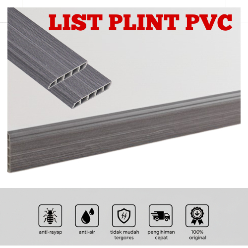 LIST PLINT PVC/ PLINT LANTAI PVC/ LIST PLANK PVC LIST LANTAI SKIRTING LIST DINDING LIS PARKIT/Cari p
