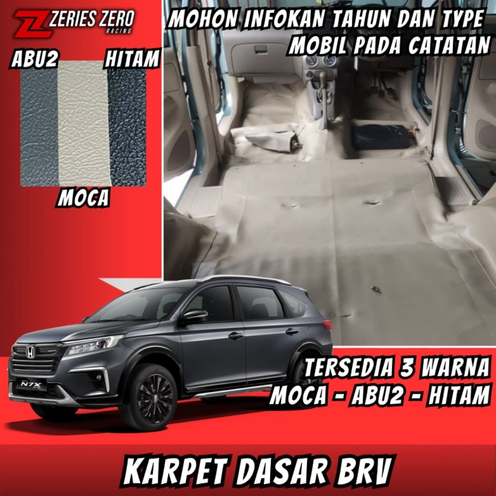 Karpet Dasar Peredam Lantai Mobil Honda BRV