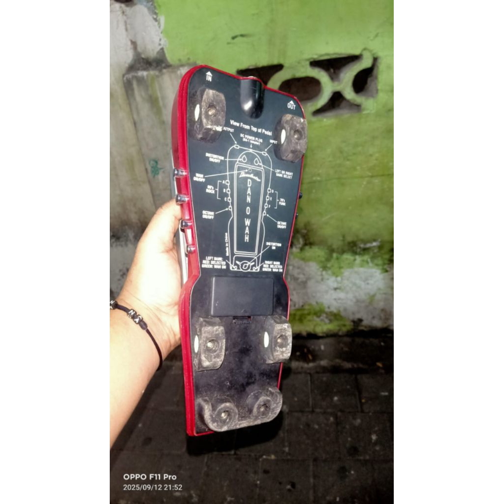 Pedal Efek Gitar Danelectro Dan O Wah original