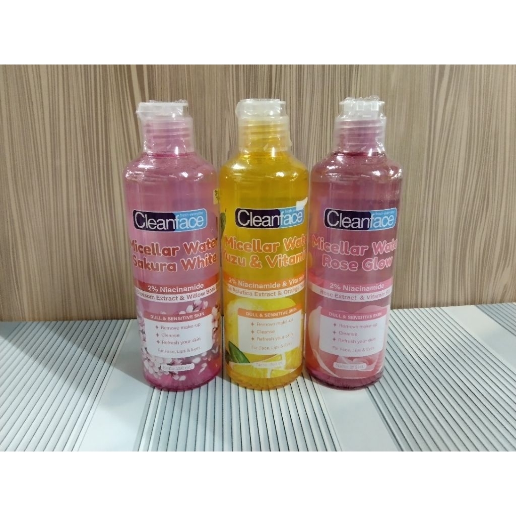 Purbasari cleanface micellar water 250 ml
