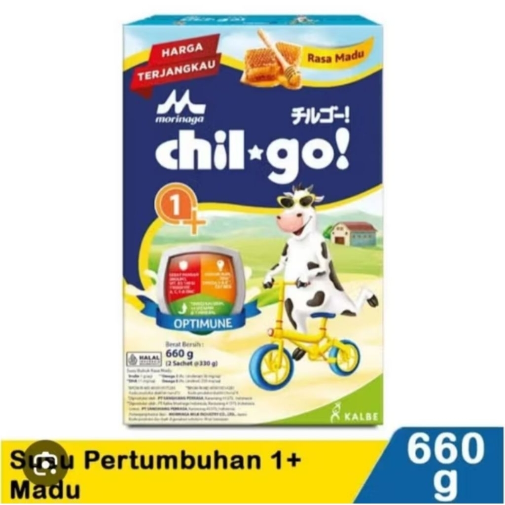 

Morinaga Chilgo 660ml Tahap 1+ 3+