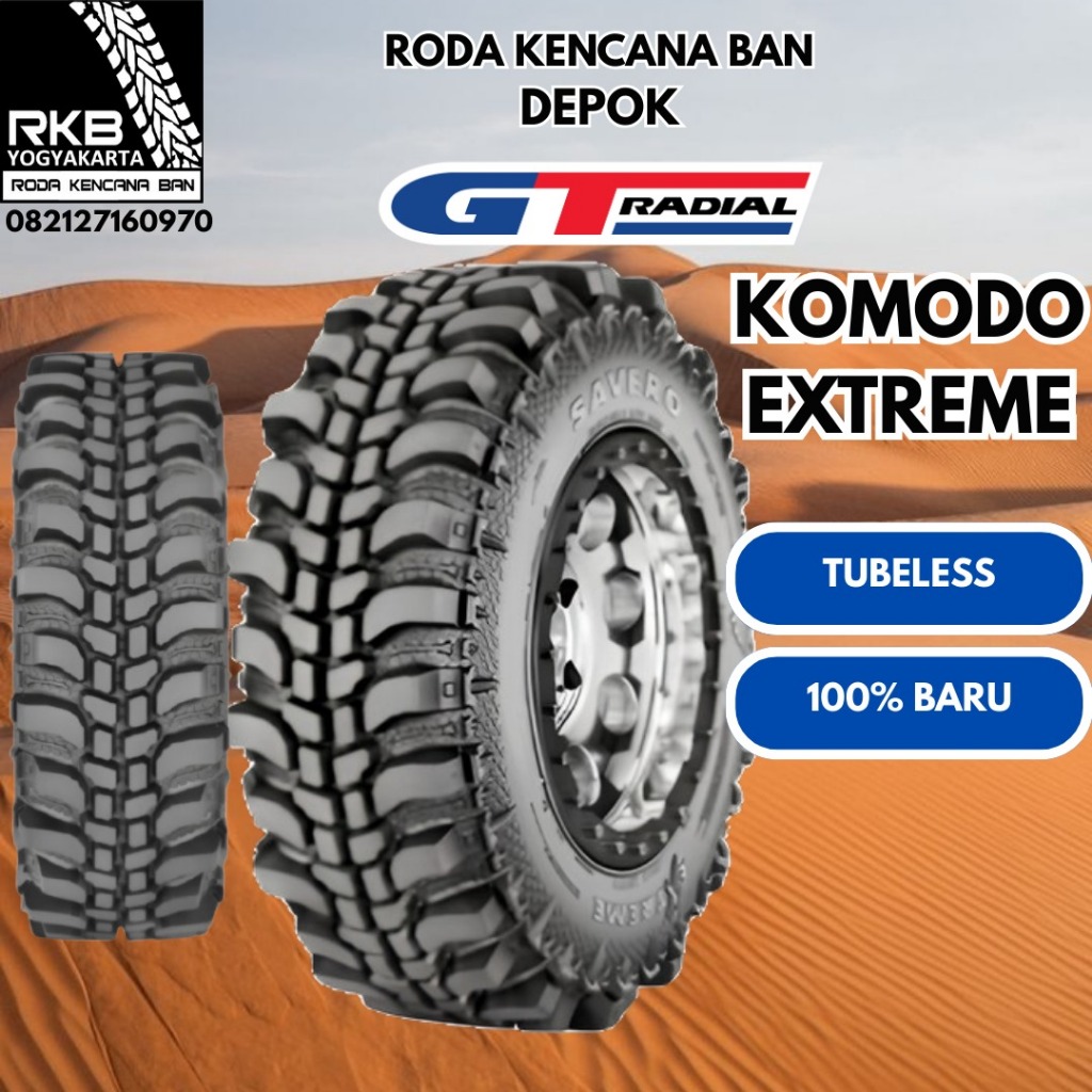 GT Komodo Extreme MT 31x9.5 R16 Ban Mobil Offroad Ring 16