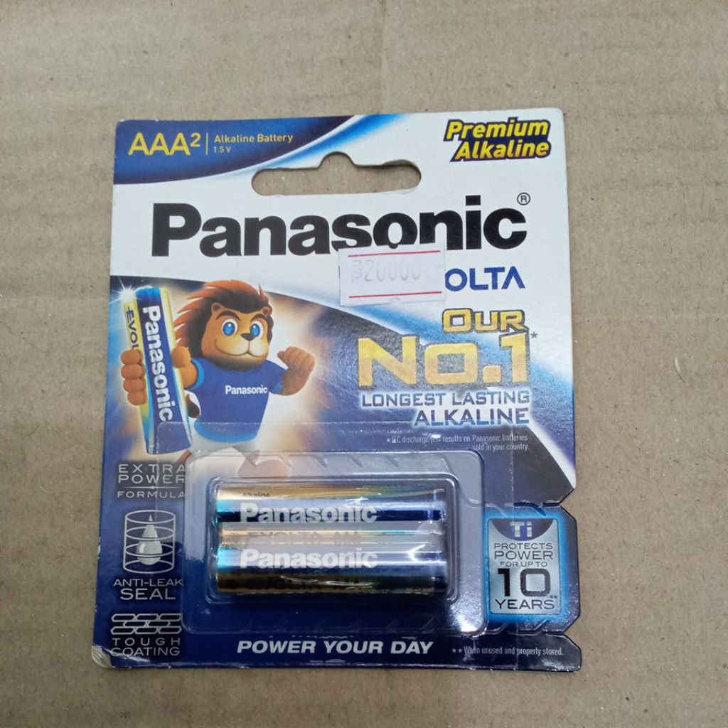 Baterai Batre PANASONIC EVOLTA Alkaline AAA A3 Battery Batere