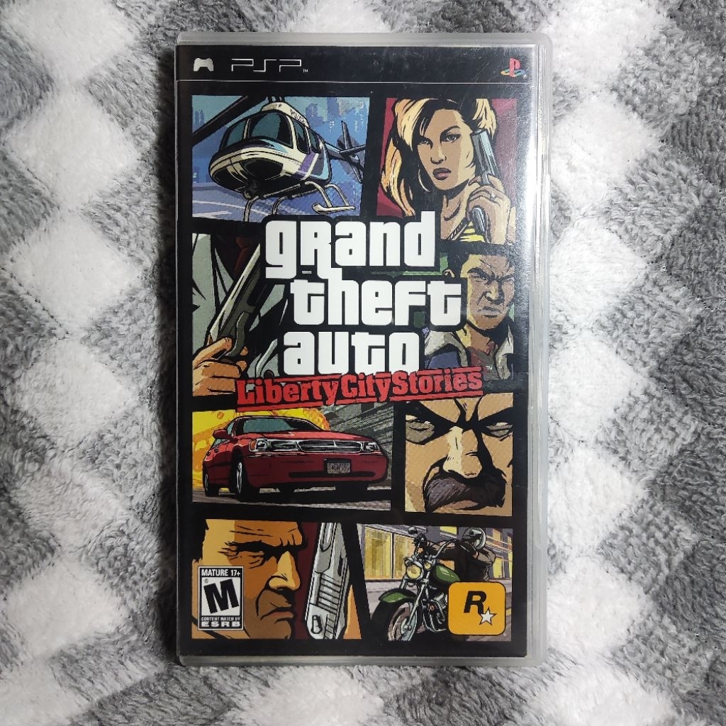 PSP REG 1 GRAND THEFT AUTO LIBERTY CITY STORIES GTA KASET GAME PLAYSTATION PORTABLE ORIGINAL