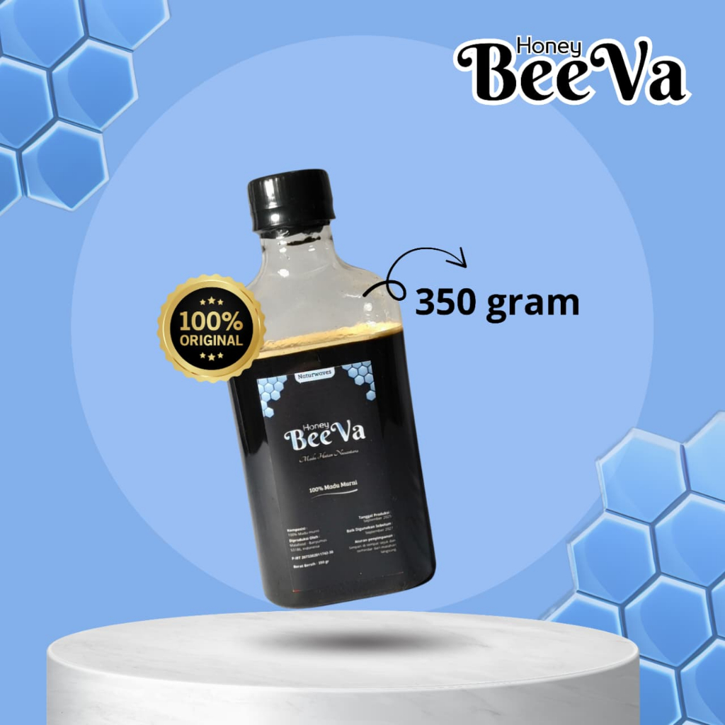 

[350 g] Beeva Honey | Madu Hutan Nusantara | Madu Murni Asli 100% | Madu Lebah Alami Hutan Nusantara | Membantu Meningkatkan & Menjaga Daya Tahan Tubuh | Pemanis Sehat Kaya Antioksidan