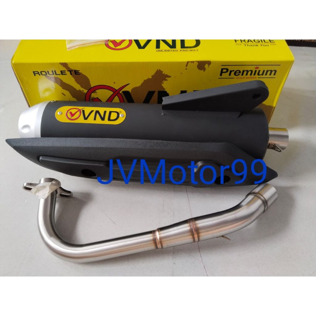 knalpot vnd model roulette mio sporty/mio smile/mio karbu/soul karbu