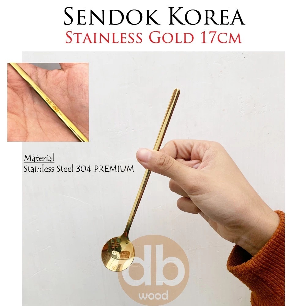 Sendok Makan Stainless Gold | Sendok Garpu Stainless Steel