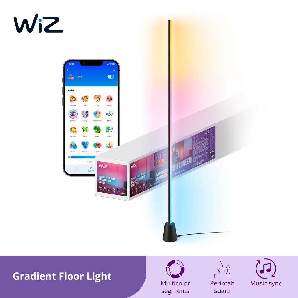 WiZ Gradient Floor Light RGBIC - Lampu Hias
