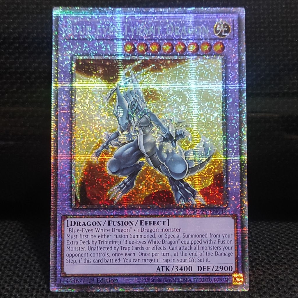 Kartu Yugioh TCG Blue-Eyes Tyrant Dragon Starlight Rare STR ORI MP25 NM