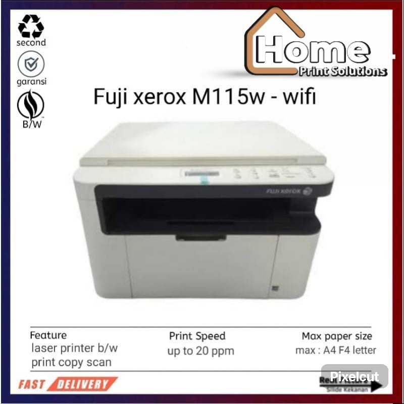 Fuji Xerox M115w Printer Fuji Xerox M115w Bisa Wifi Print Scan Copy