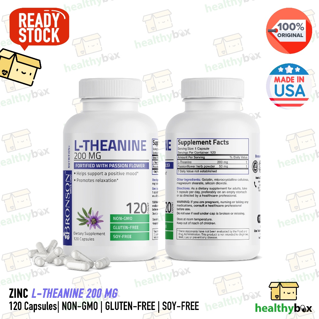 BRONSON L-Theanine 200 MG