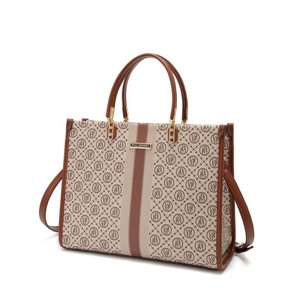 Palomino Mayven Handbag Tas Tangan Wanita Khaki Kompartemen Luas Muat Tablet 10 Inch