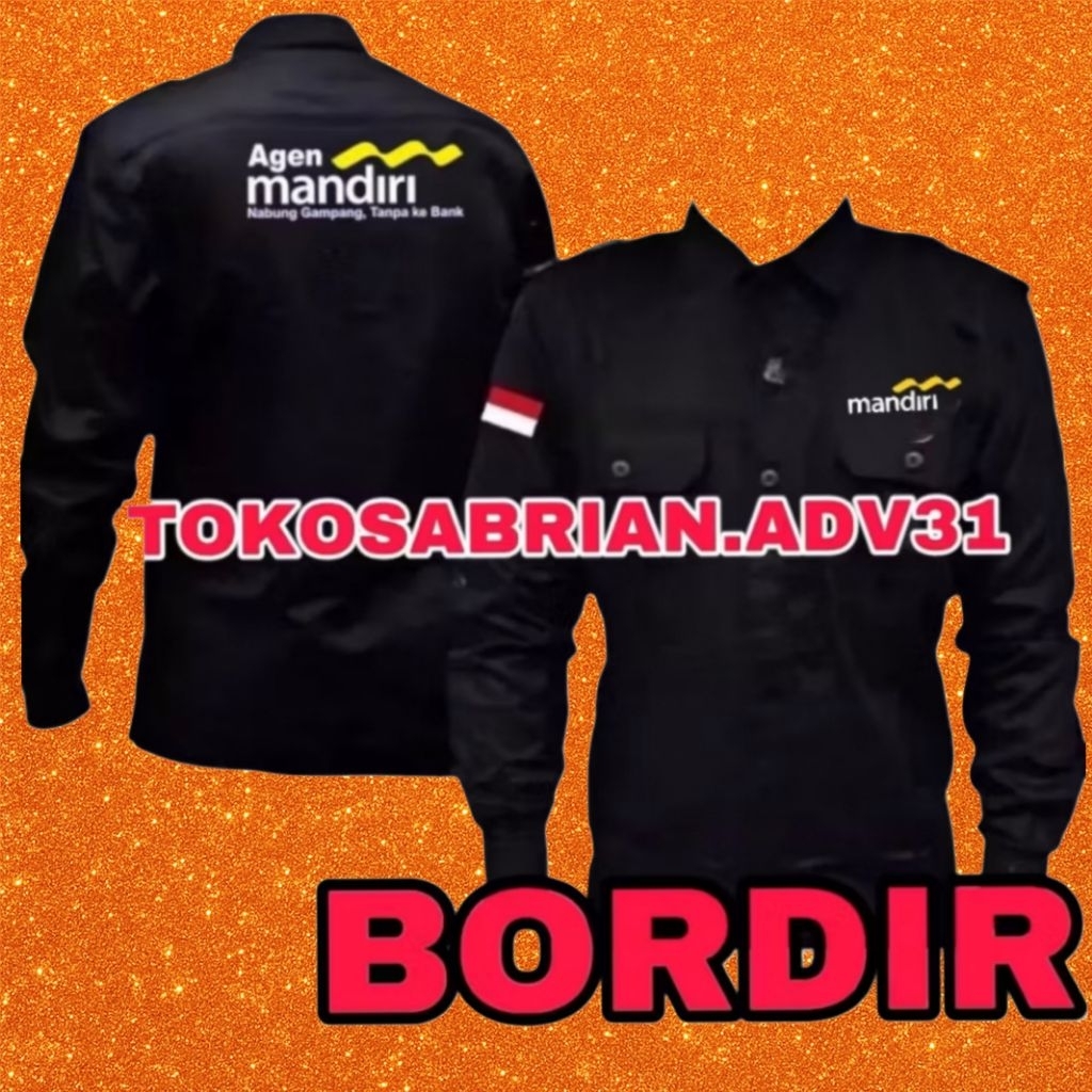 Kemeja Agen Bank mandiri , Kemeja Agen Mandiri