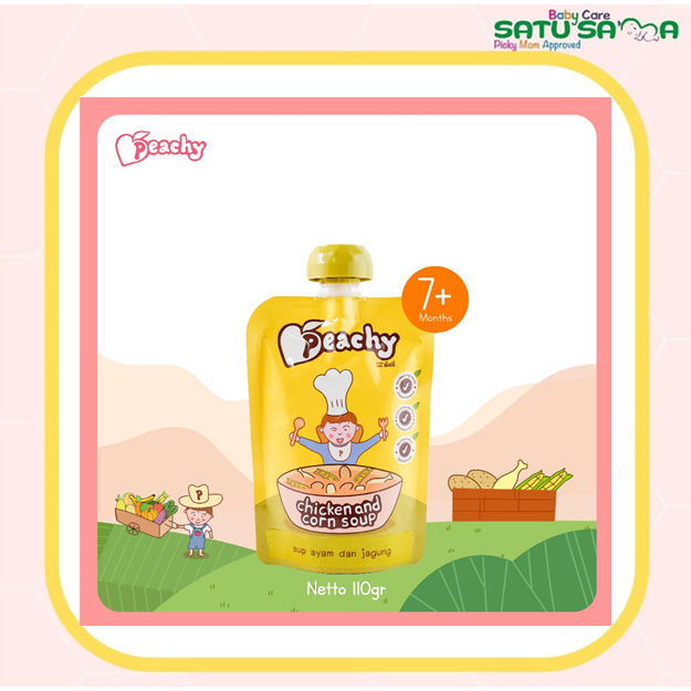 

PEACHY MPASI BUBUR BAYI 125 G- USIA 7 TAHUN