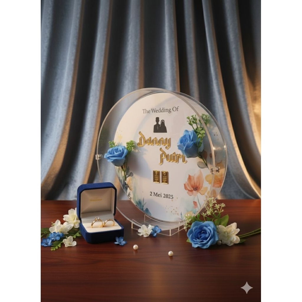 Box Mahar Acrylic Bulat