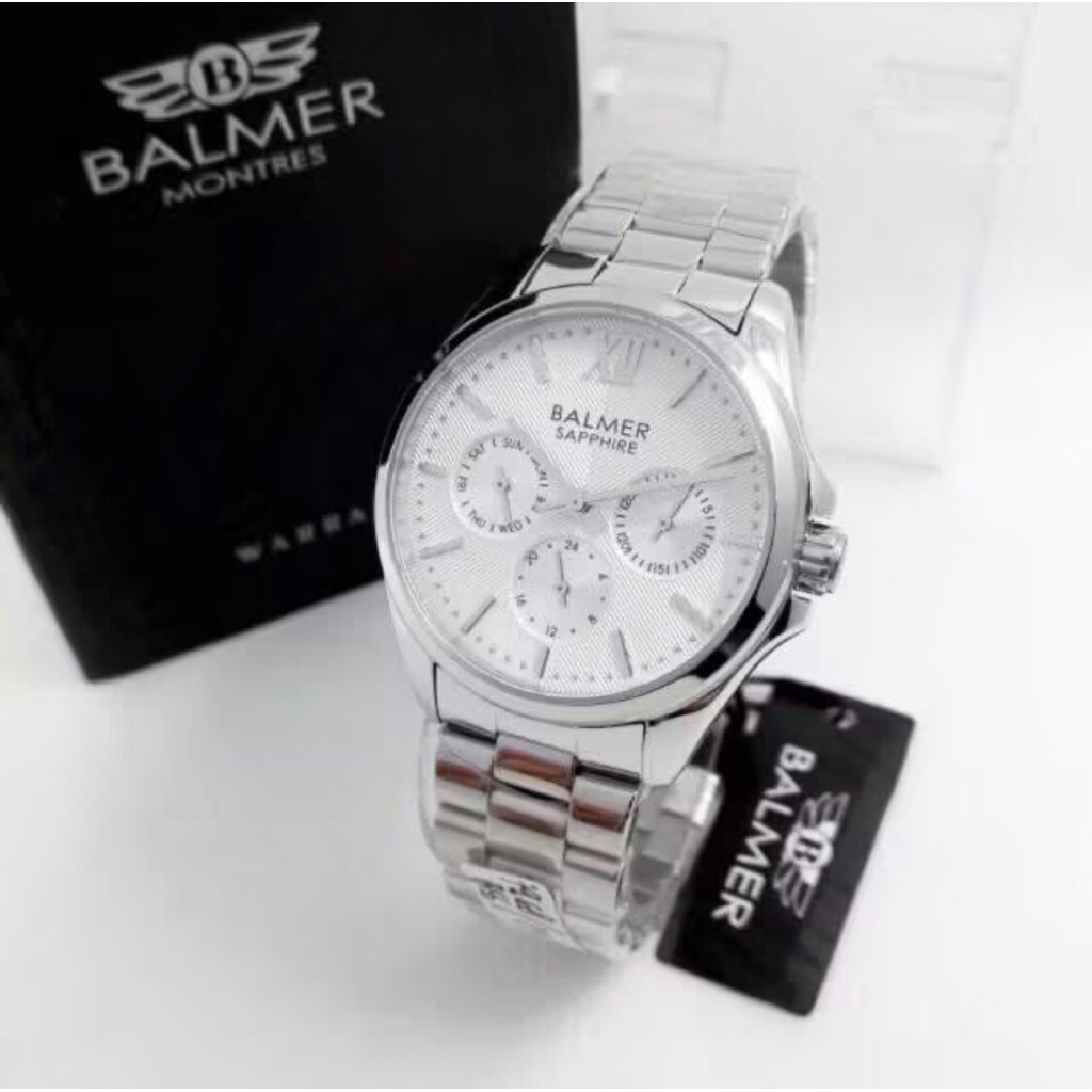 JAM TANGAN WANITA BALMER  7968 / B 7968 L / KACA SAPPHIRE [anti gores]