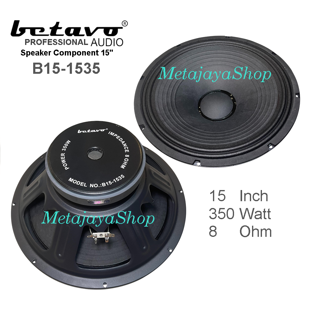 Speaker Component Betavo B15-1535 Speaker Komponen 15 inch