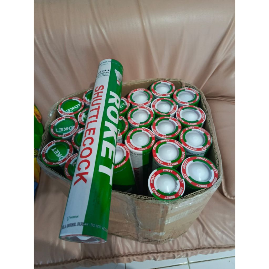 Shuttlecock Roket Hijau Original