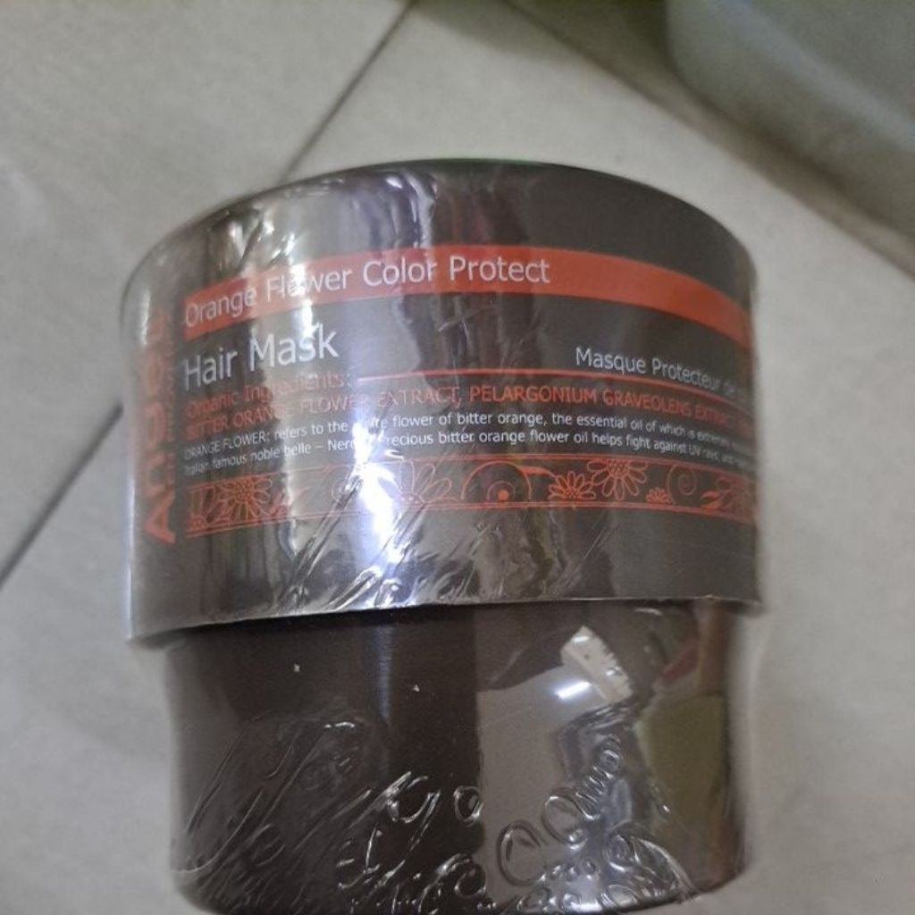 angel hair mask orange flower color protect