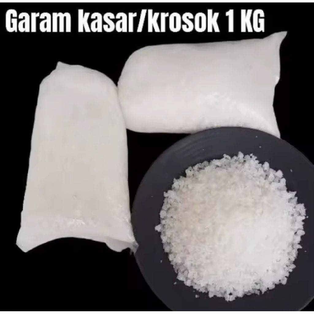 garam kasar/garam krosok/Uyah kasar 1 kg