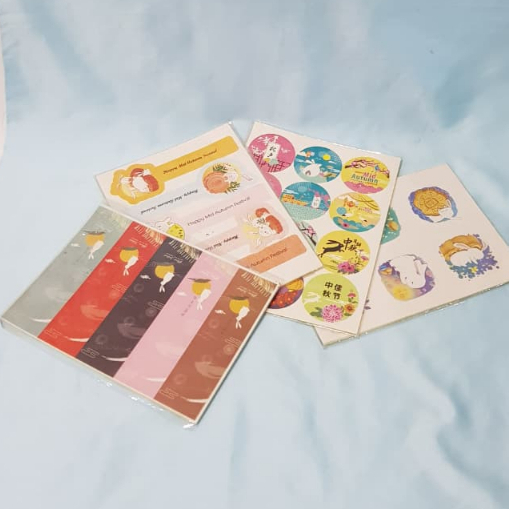 

Sticker Mooncake Rabbit Round/Rectangle