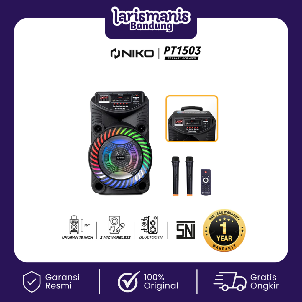 Trolley Speaker NIKO PT 1502