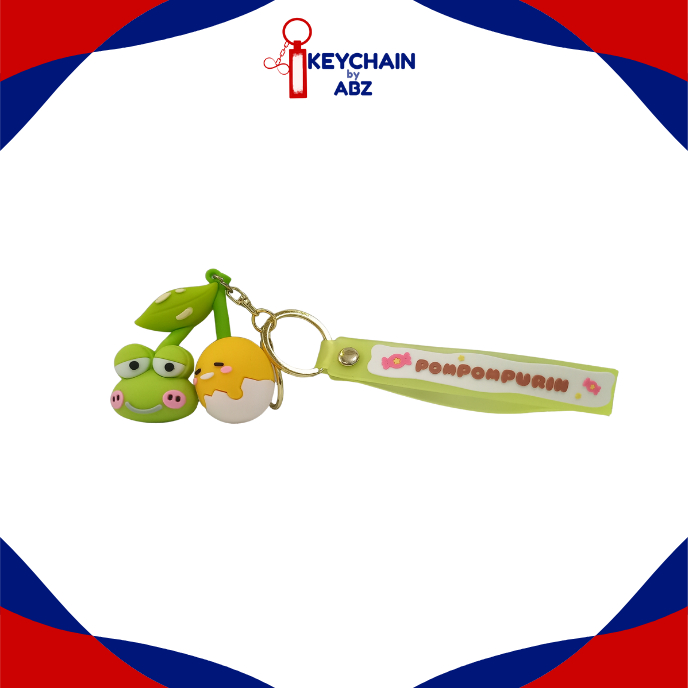 Gantungan Kunci Karakter Sanrio – Keroppi | Gantungan Kunci Tali Sanrio – Keroppi | Keychain Sanrio 