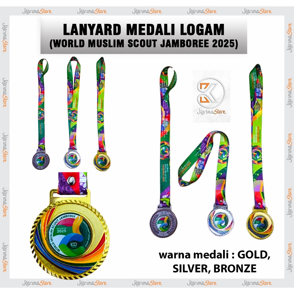 Tali Medali Logam World Muslim Scout Jamboree 2025