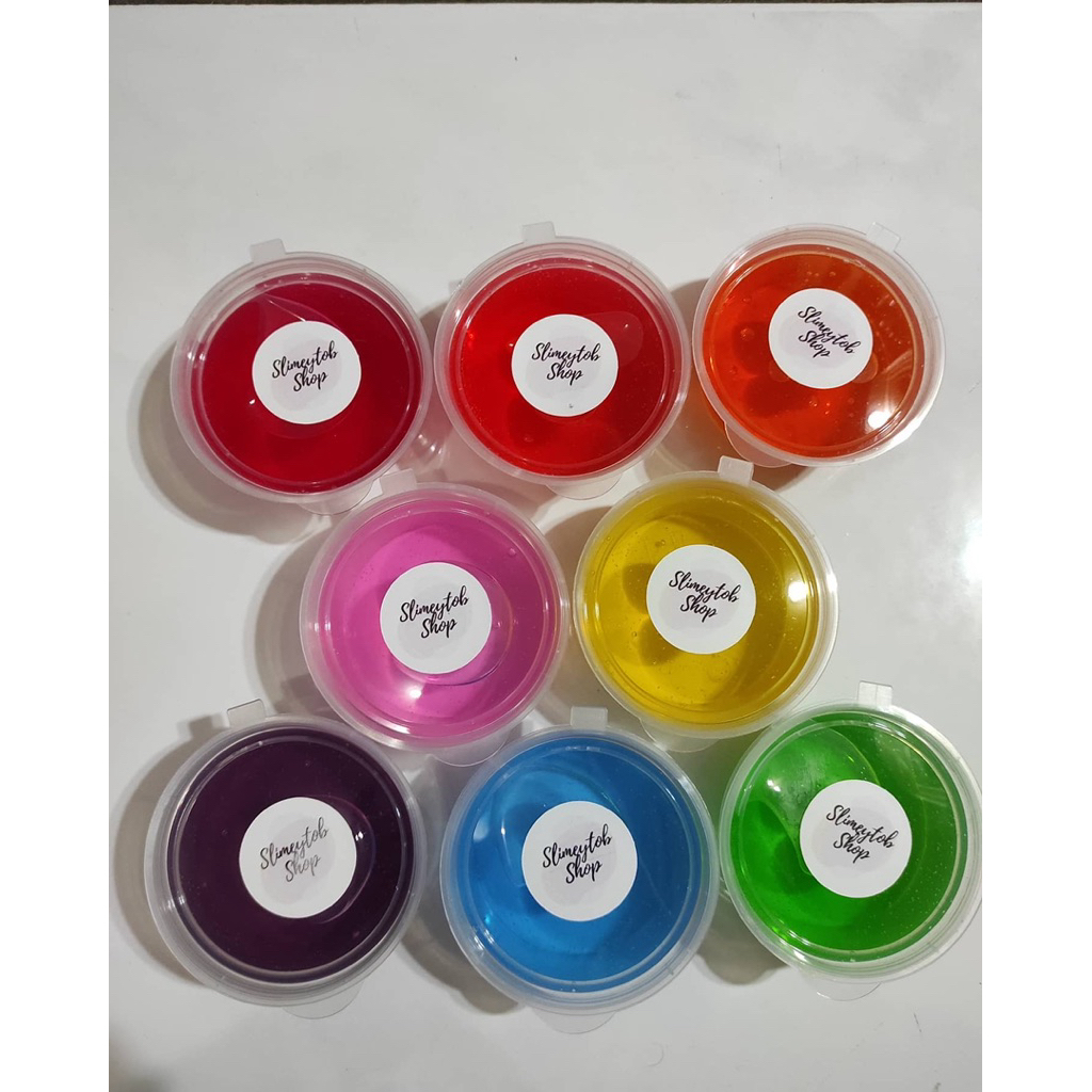 Mini Slime 50ml Slimeytob Shop / Slime Kecil Murah / Clear Slime Metalic Slime Glitter Slime Medan