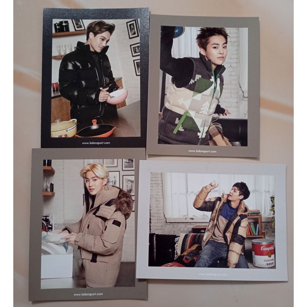 EXO × KOLON SPORT POSTCARD