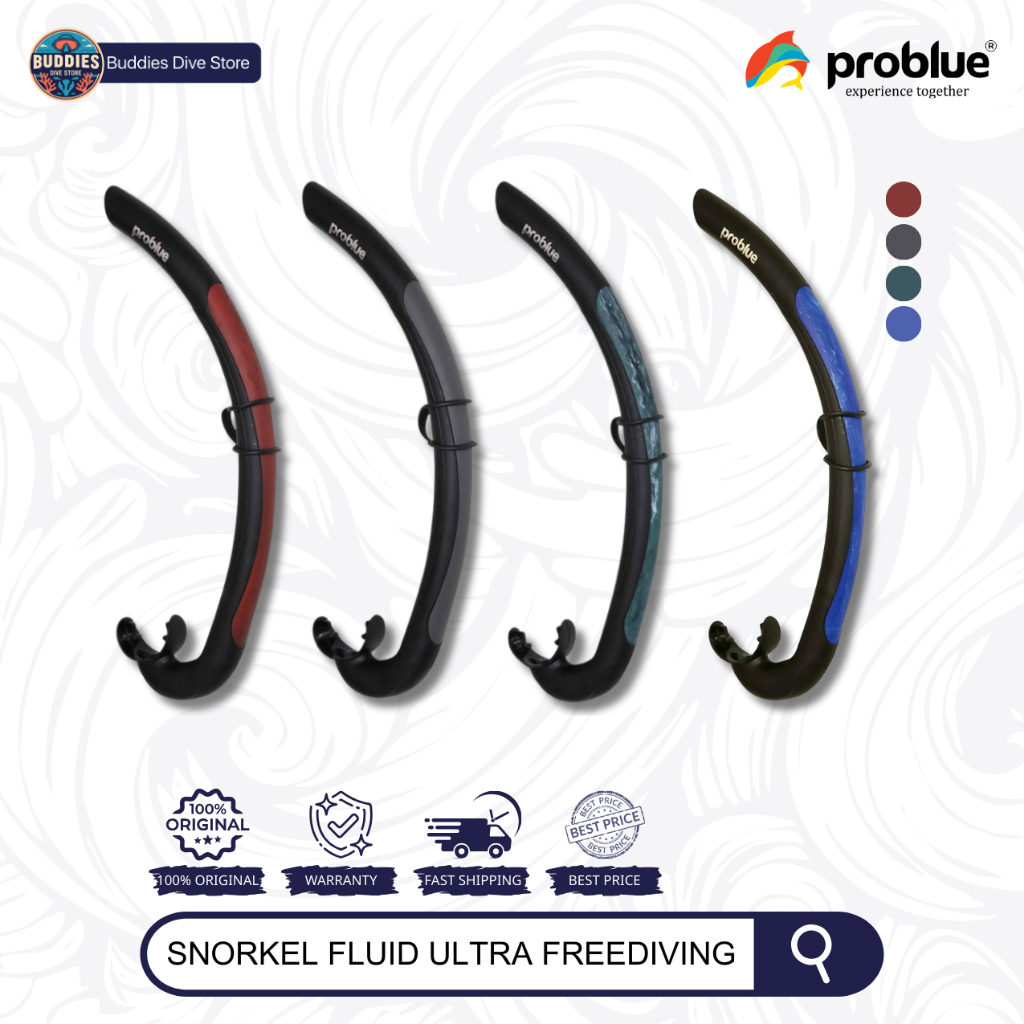 Problue Snorkel Fluid Ultra Freediving Snorkel - Snorkel