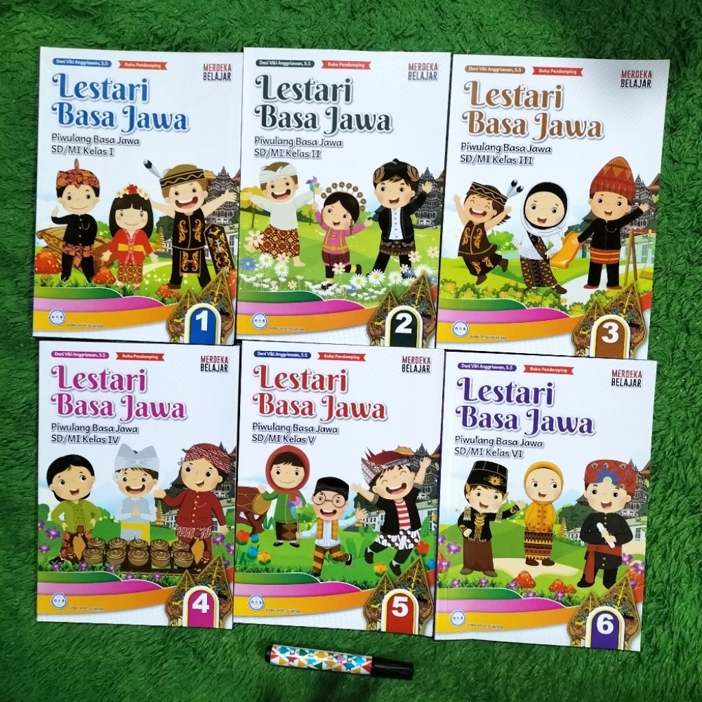 ORIGINAL BUKU LESTARI BASA JAWA PIWULANG BASA JAWA KELAS 1 2 3 4 5 6 SD/MI MERDEKA BELAJAR