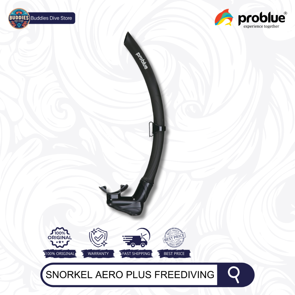 Problue Snorkel Aero Plus Freediving Snorkel - Snorkel