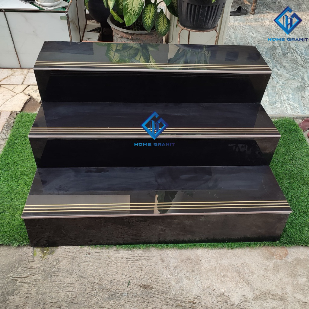 Granite Tangga 30x60 20x60 Hitam Polos