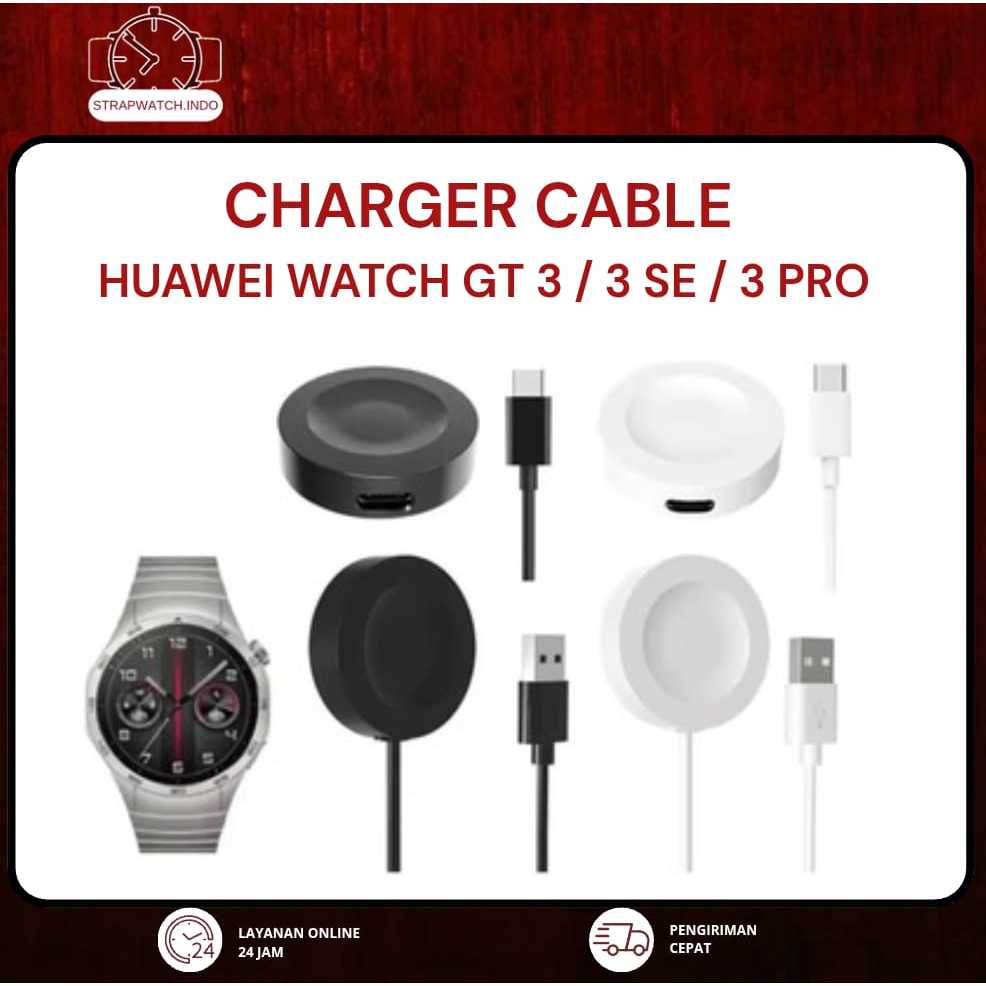 KABEL CHARGER SMART WATCH - FOR HUAWEI WATCH GT 3 - CASAN JAM TANGAN