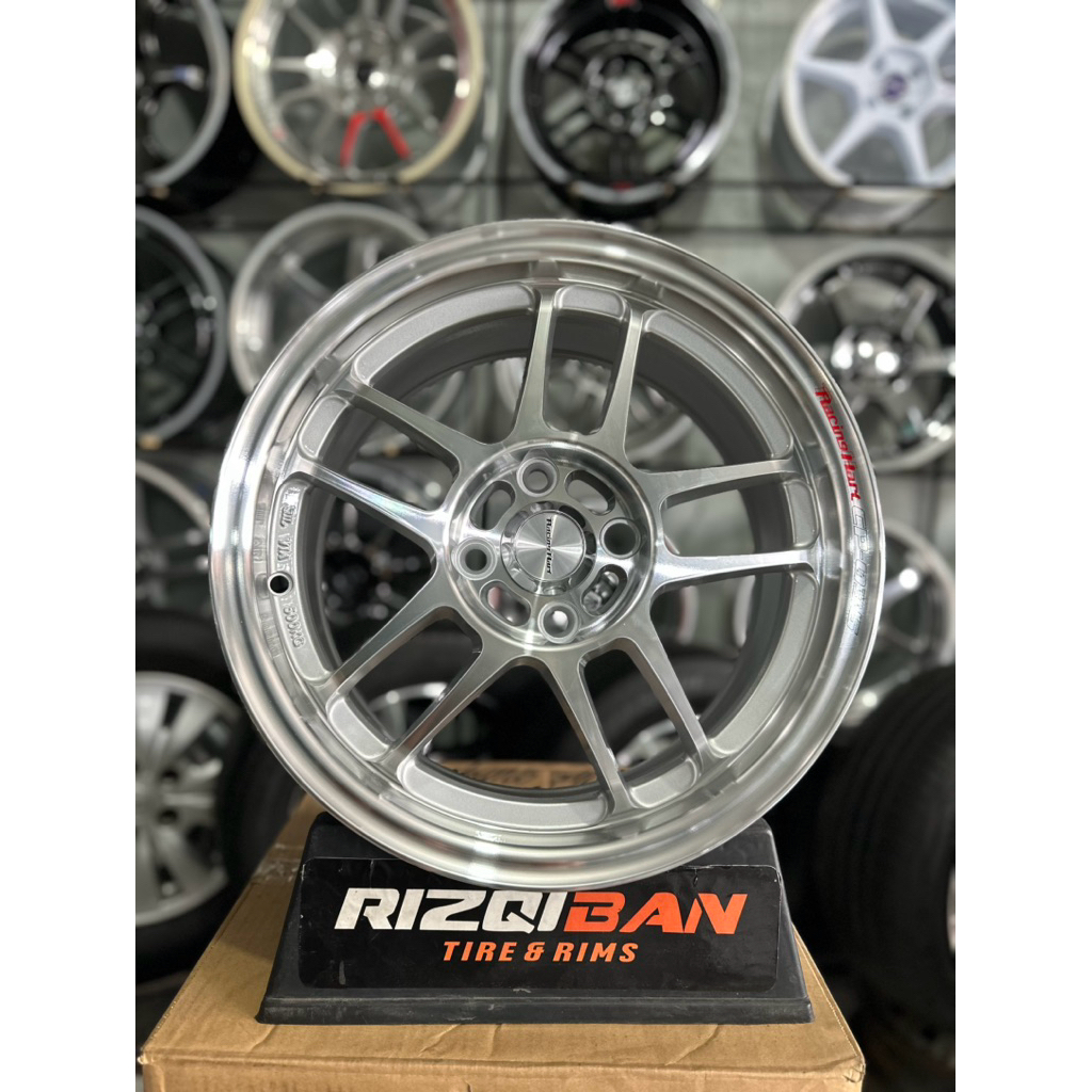velg racinghart cp035 r15 full polish lebar 7 et40 kondisi baru