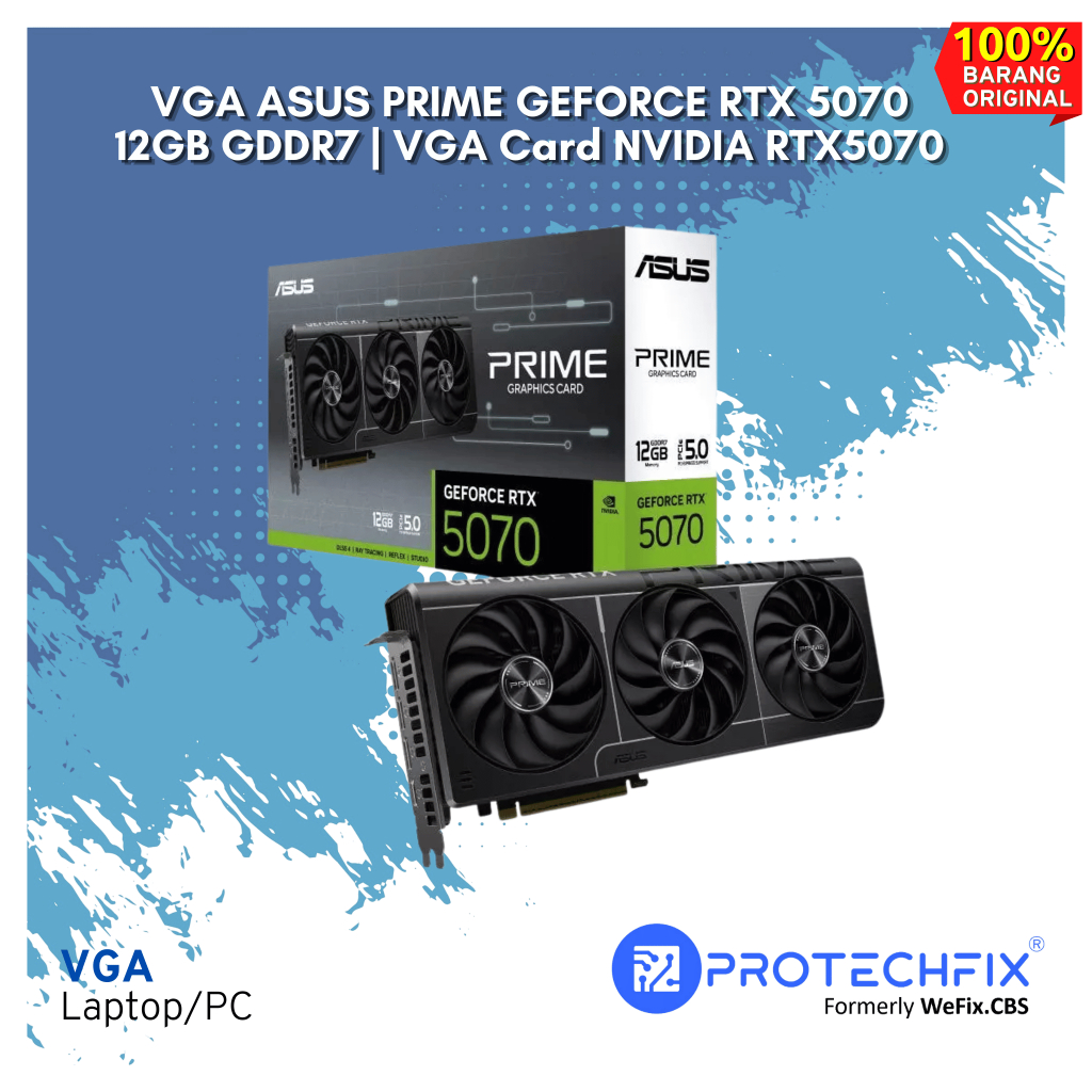VGA ASUS PRIME GEFORCE RTX 5070 12GB GDDR7 | VGA Card NVIDIA RTX5070