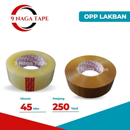 

LAKBAN BENING COKLAT JUMBO BODHI TAPE uk 45 mm x 250 Yard# ROLL#