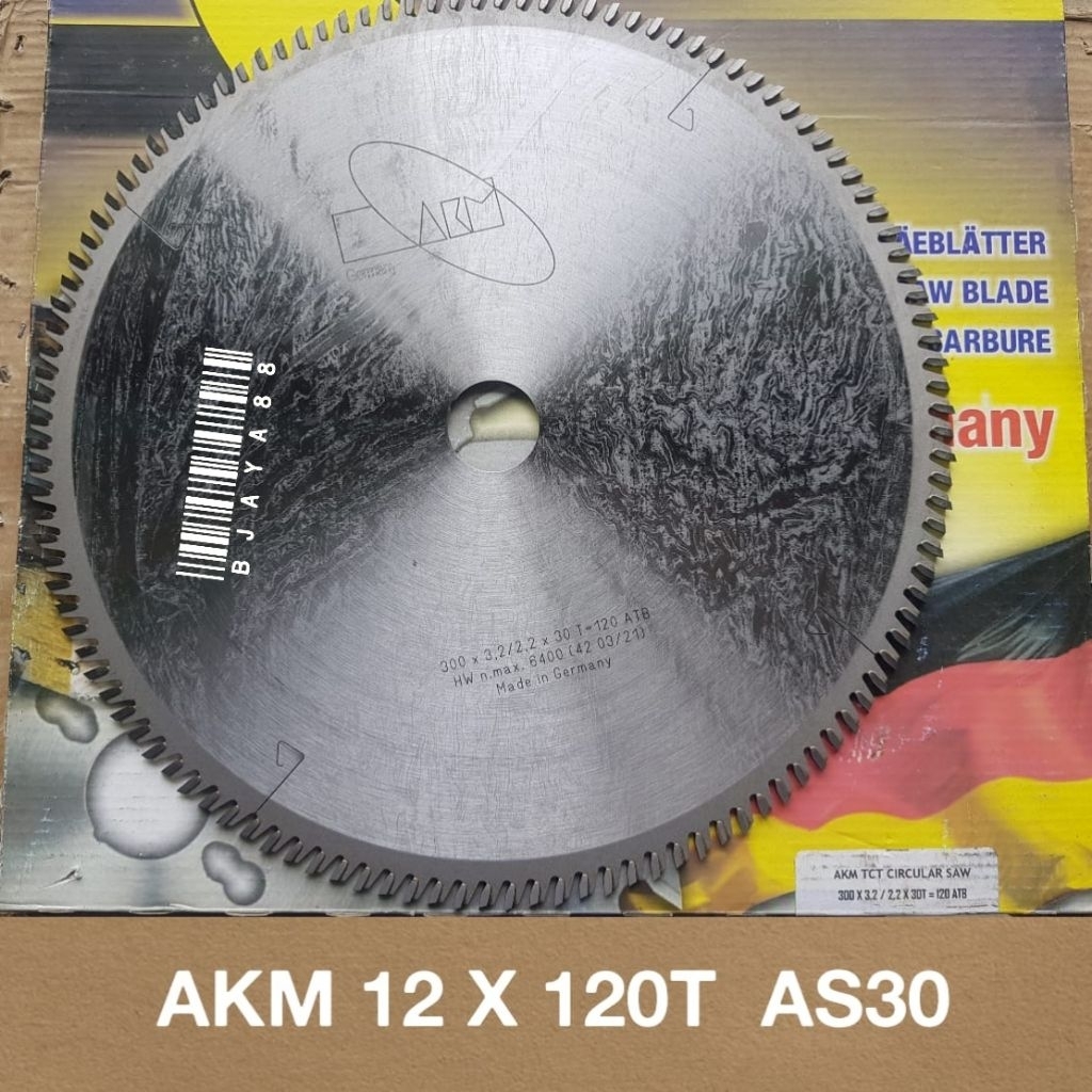 AKM PISAU GERGAJI CIRCULAR SAW BLADE  12" X 120T GIGI AKM GERMANY