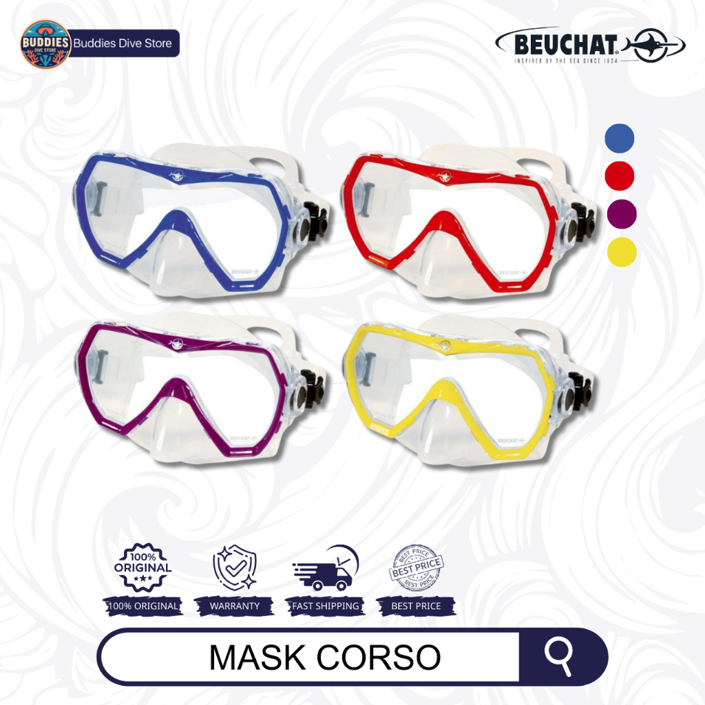 Beuchat Mask Corso - Scuba Diving Mask