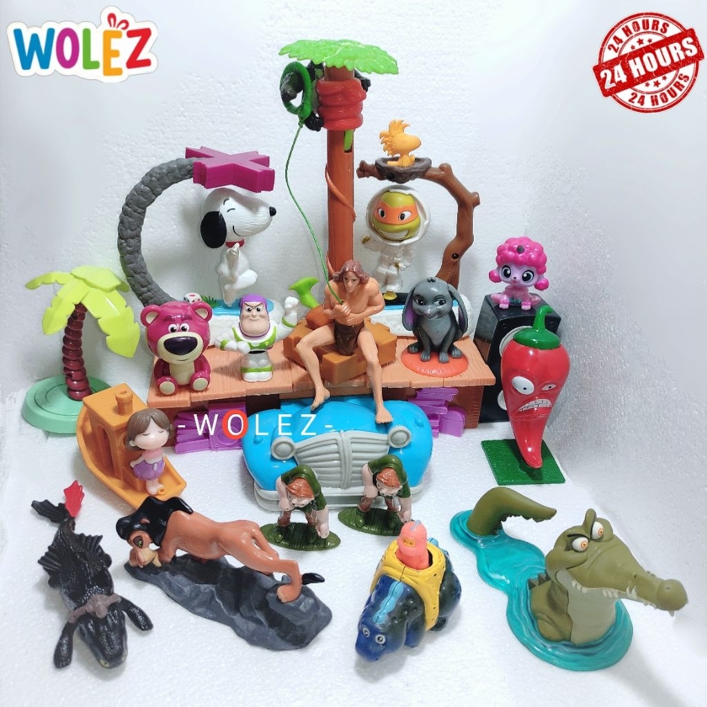 Tarzan dan figure original koleksi pilihan