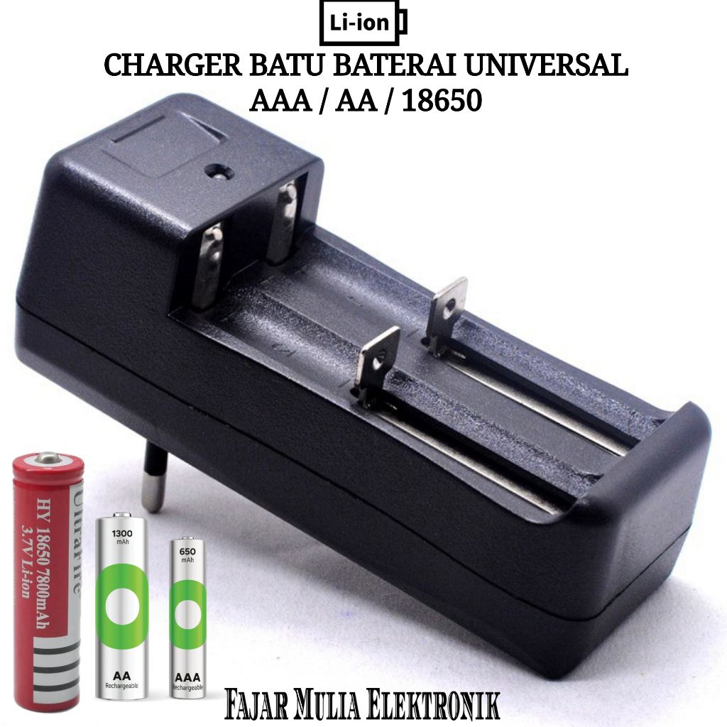 Charger Batu Baterai Universal AA / AAA / 18650