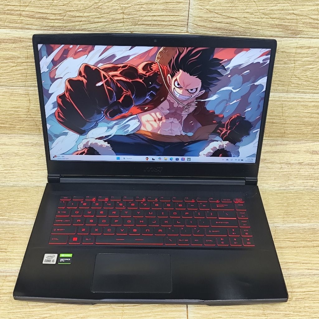 Laptop 2nd MSI GF63 Thin 10SC Core i5-10500H RAM 16GB SSD 512GB GTX 1650