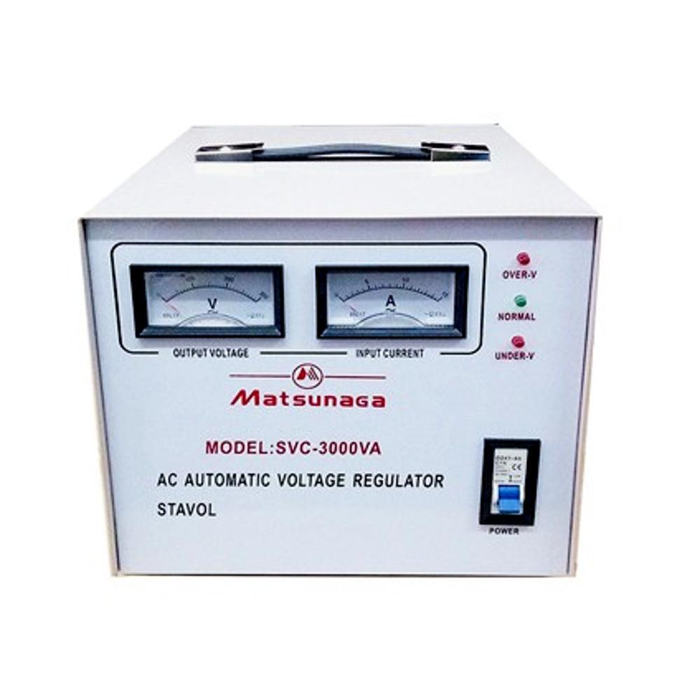 Stavolt Matsunaga 3000VA Stabilizer 3000 Watt SVC 3000 VA