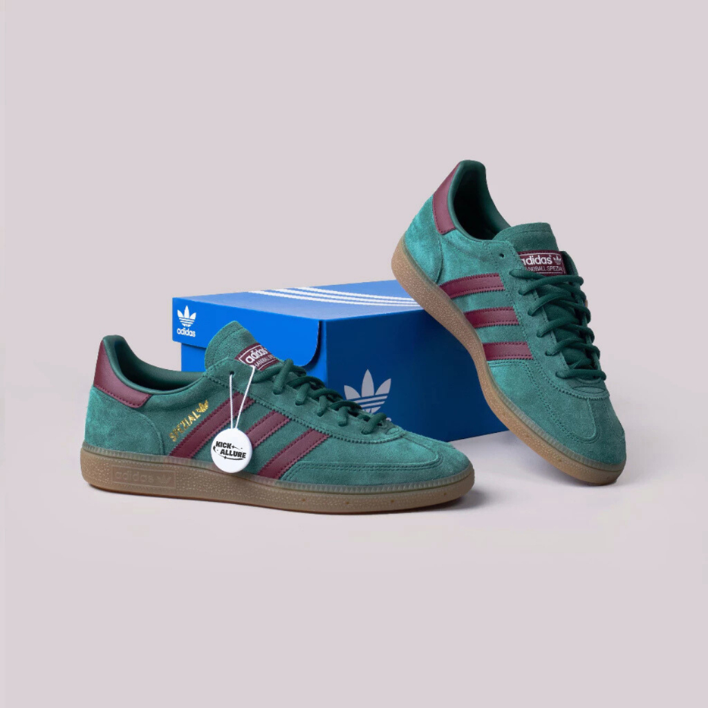 Adidas Spezial Handball Collegiate Green Burgundy