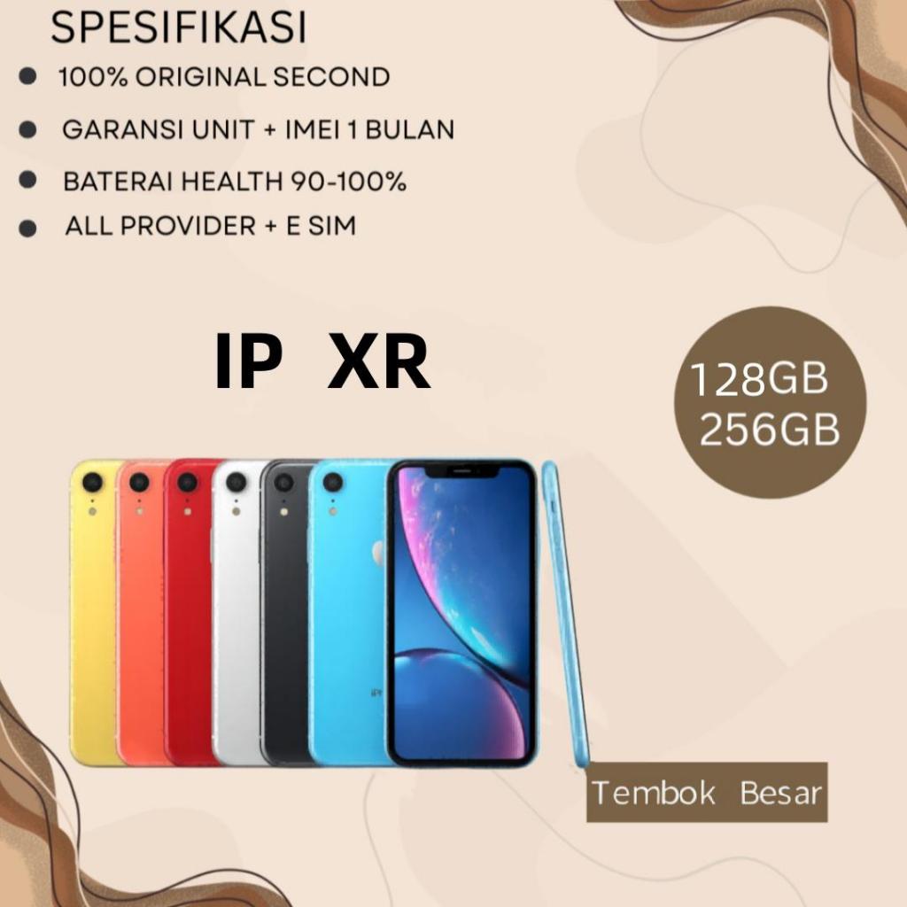 IPHONE XR 256GB 128GB 64GB second mulus 100% original SECOND