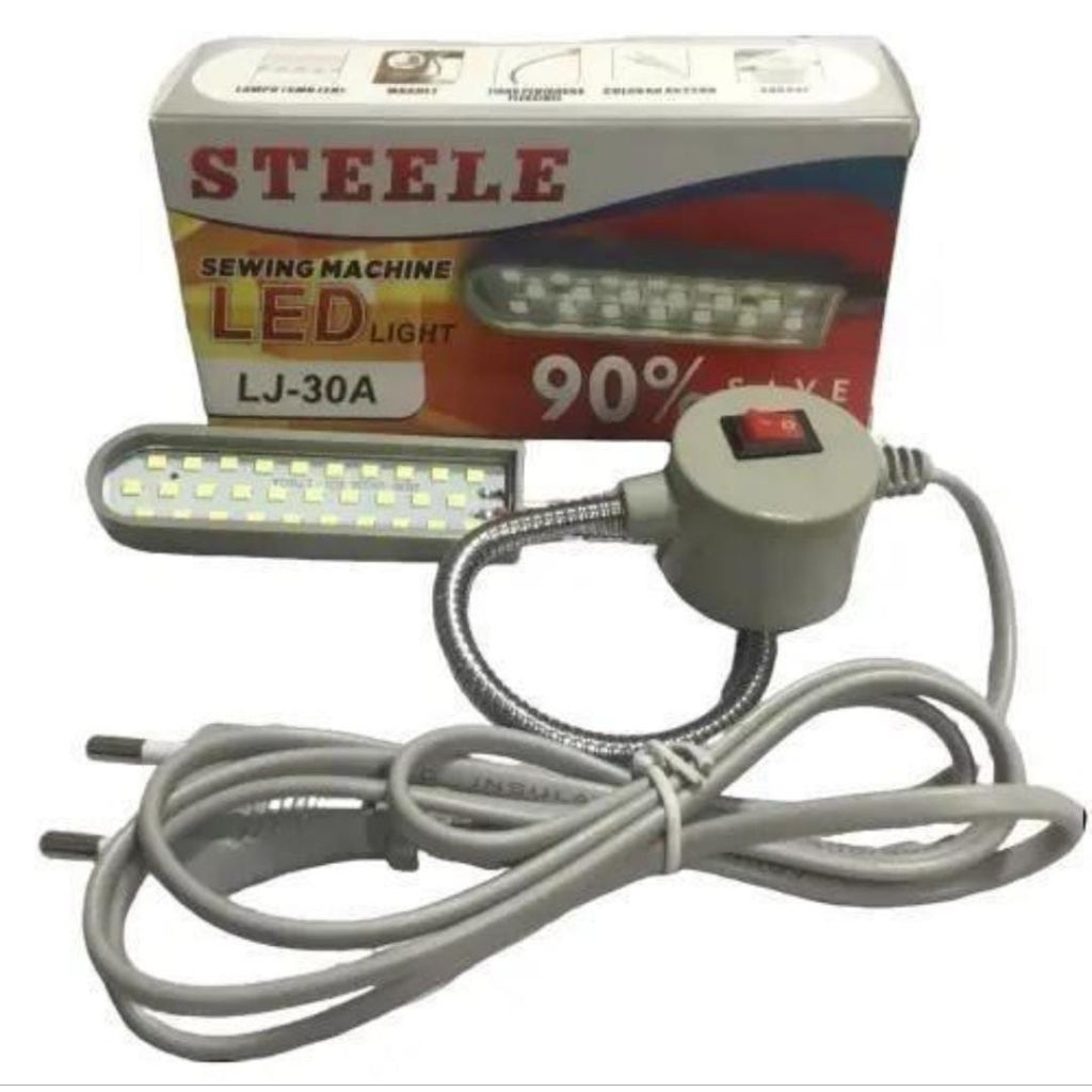 Lampu Led Mesin Jahit Magnet LJ 30A Steele lampu jahit LED  lampu mesin jahit terang  lampu LED untu